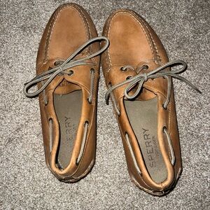 Sperry Men's Brown Leather Boat Shoes